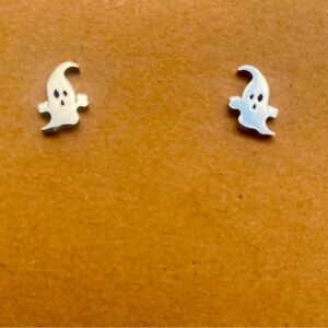 Silver Ghost Earrings